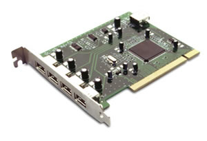 D-Link High Speed USB 2.0 5-Port PCI Adapter Model DU-520