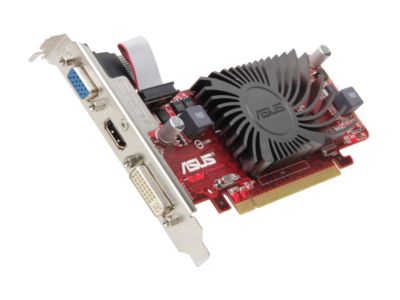 ASUS EAH5450 SL/DI/512MD3/MG(LP) Radeon HD 5450 512MB 32-bit DDR3 PCI Express 2.1 x16 HDCP Ready Low Profile Ready Video Card