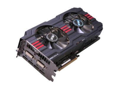 ASUS HD7970-DC2-3GD5 Radeon HD 7970 3GB 384-bit GDDR5 PCI Express 3.0 x16 HDCP Ready CrossFireX Support Video Card