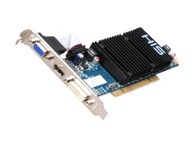 HIS H545H512P Radeon HD 5450 Silence 512MB 64-bit DDR3 PCI HDCP Ready Low Profile Video Card