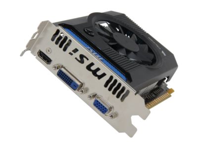 MSI N640GT-MD2GD3 GeForce GT 640 2GB 128-bit DDR3 PCI Express 3.0 x16 HDCP Ready Video Card