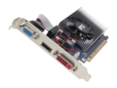 ECS GT620C-1GR3-QFT GeForce GT 620 1GB 64-bit DDR3 PCI Express 2.0 x16 HDCP Ready Video Card