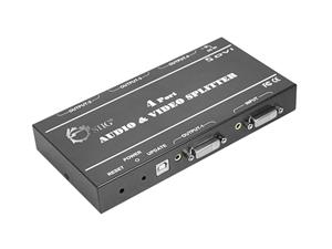 SIIG 1x4 DVI & Audio Splitter CE-D20411-S1 DVI Interface