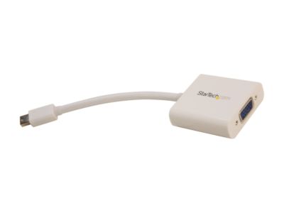 StarTech Mini DisplayPort to VGA Video Adapter Converter - White MDP2VGAW Mini DisplayPort to VGA Interface