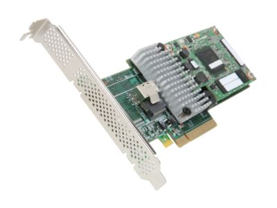 LSI LSI00281 PCI-Express 2.0 x8 MD2 Low profile SATA / SAS MegaRAID SAS 9260CV-4i Controller Card, Kit