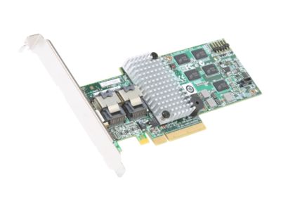 LSI MegaRAID SATA/SAS 9260-8i 6Gb/s PCI-Express 2.0 w/ 512MB onboard memory RAID Controller Card, Kit