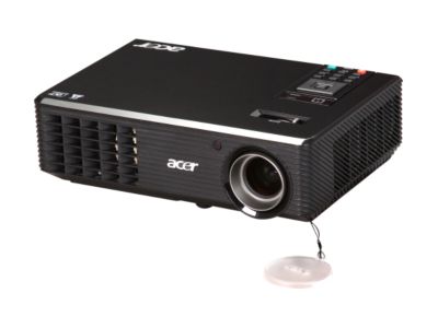 Acer X1161P SVGA 800x600 2700 Lumens 3D Ready DLP Projector
