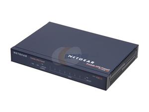 NETGEAR FVS318 ProSafe VPN Firewall Switch 12.5 Mbps LAN to WAN throughput 1.2 Mbps 3DES throughput