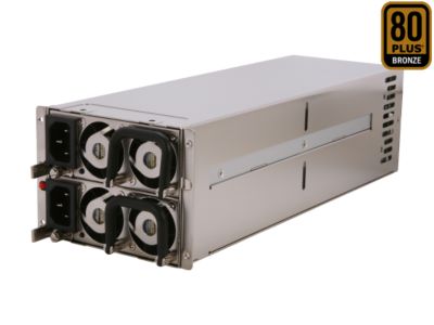 Athena Power AP-RRU2ATX866 20+4Pin 660W Mini Redundant 2U Server Power Supply - 80PLUS Bronze - OEM