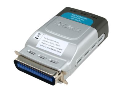D-Link DP-301P+ Fast Ethernet Print Server RJ45 Parallel Port with Centronics connector