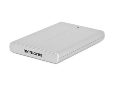 Memorex SilmDrive 320GB USB 2.0 Silver Portable Hard Drive 98341
