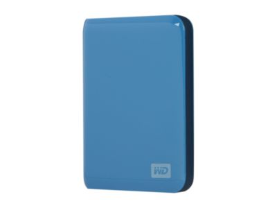 Western Digital My Passport Essential 250GB USB 2.0 Blue External Hard Drive WDBAAA2500ABL