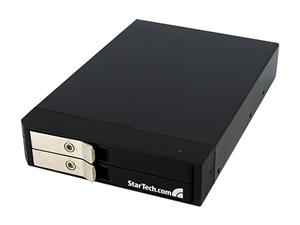 StarTech SATDOCK2520 3.5in Trayless Hot Swap SATA Mobile Rack for Dual 2.5in Hard Drives