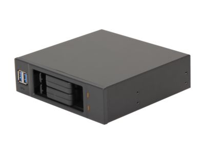 Rosewill RDRD-11005 5.25" SATA Backplane for 2x 2.5" Drives w/ 2x USB3.0 Ports