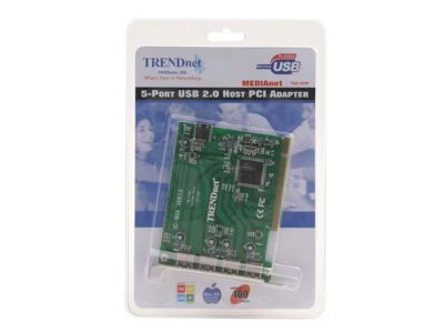 TRENDnet 5-Port USB2.0 Host PCI Adapter Model TU2-H5PI