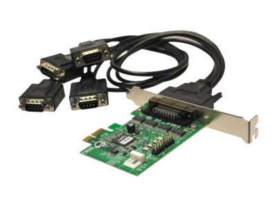 SIIG 4-Port Serial PCI Express Card Model JJ-E40011-S3
