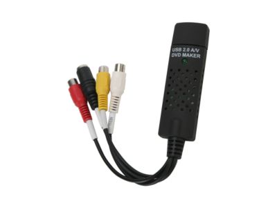 SABRENT USB-AVCPT Usb 2.0 Video & Audio Capture Creator DVD Maker Editor Adapter