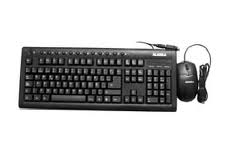 ALA KM Mul KB & MC Spanish U+P USB+PS2 Black Color Retail