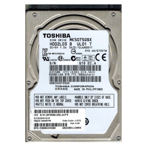 HD TOSHIBA 500GB SATA 2.5 MK5075GSX