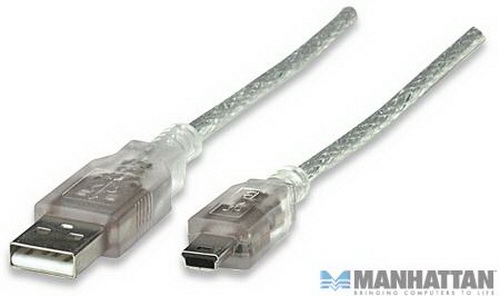 CABLE USB V2.0 A-Mini B 3.0M