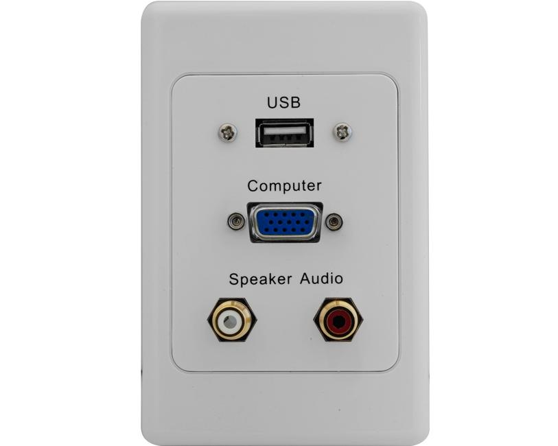 RLWP10: VGA, 2?Audio, RCA?Y, USB