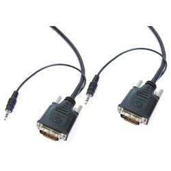 CABLE MONITOR CON AUDIO  HD15MACHO-MACHO  1.8  MTS