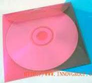 SOBRE PLASTICO P/CD ROSA PAQ 100 PZ