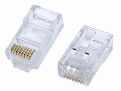 PLUG RJ45 8 POS 4HILOS BOLSA 50PZS