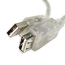 CABLE USB V2.0 EXTENSION 4.5M PLATA
