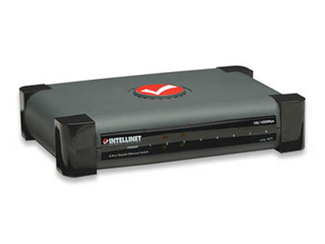 SWITCH INTELLINET GIGABIT 8 PTOS DESKTOP 10/100/1000 Plastico