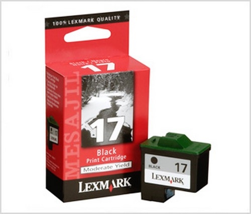 TINTA (17) NEGRO LEXMARK USO MODERADO P/ Z13, Z23, Z25, Z33, Z35, Z603, Z605, Z513, Z515, Z613, Z615,
