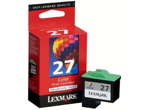 TINTA (27) COLOR LEXMARK USO MODERADO P/Z13, Z22, Z25, Z33, Z35, Z603, Z605, Z611, Z613, Z615, Z617,