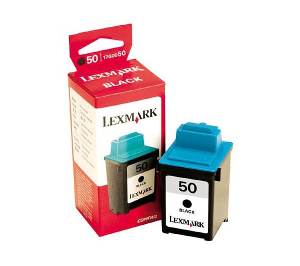 TINTA (50) NEGRO LEXMARK P/Z12, Z22, Z32, IJ600, IJ300 PLUS, Z715, p3100 series
