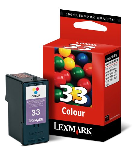 TINTA (33) COLOR LEXMARK USO MODERADO P/Z812, X5250, X5270, X5470, X3350, X7170, P315, P915, P6250,