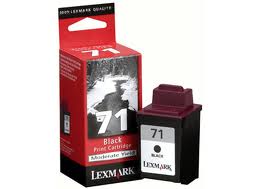 TINTA (71) NEGRO LEXMARK USO MODERADO P/Z42, Z43, Z45, Z51, Z52, Z53, X73, X83, X4250, X4270, IJ1200,