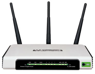 ROUTER INALAMBRICO ULTIMATE N TP-LINK 300MBPS, ATHEROS CHIPSET, 2.4GHZ, DRAFT 2.0, 802.11 N, 1