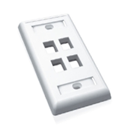 FACEPLATE EJECUTIVA PANDUIT 4 MODULOS BLANCO