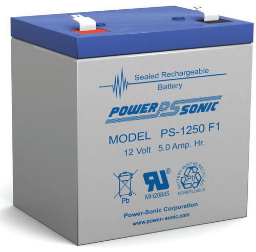 POWERSONIC VISION CP1250 BATTERY 12V/5Ah