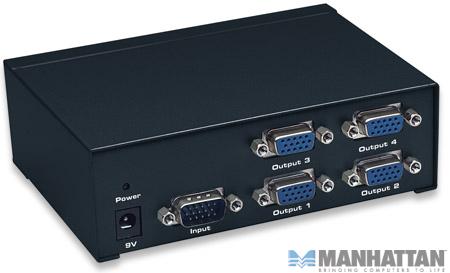 VIDEO SPLITTER 4 MON 1 PCALTA RESOL.