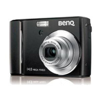 CAMARA BENQ 14 MEGAPIXELES CCD BATERiAS AA LCD 2.7 ZOOM 3X oPTICO / 5X DIGITAL ENTRADA PARA TARJETAS SD (HC) MEMORIA DE 41MB INTEGRADA COLOR NEGRA TAMANO 92X60.5X23.8 MM PESO 110G SIN BATERiA GRABA VIDEO 720P CAPTURA DE SONRISAS DETECCIoN DE ROSTROS