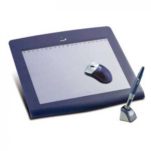 Genius Pensketch 9x12 - Ratón, digitalizador, lápiz - 30.5 x 22.9 cm - cableado - USB - azul oscuro