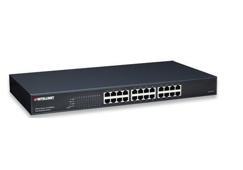 SWITCH INTELLINET DE 24 PTOS 10/100 PARA RACK 19