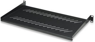 CHAROLA RACK 1U, 25CM 16KG VENTILADA