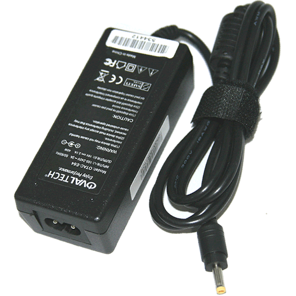 Adaptador OvalTech para NETBOOK HP c/cable 19V/2.1AH Negro