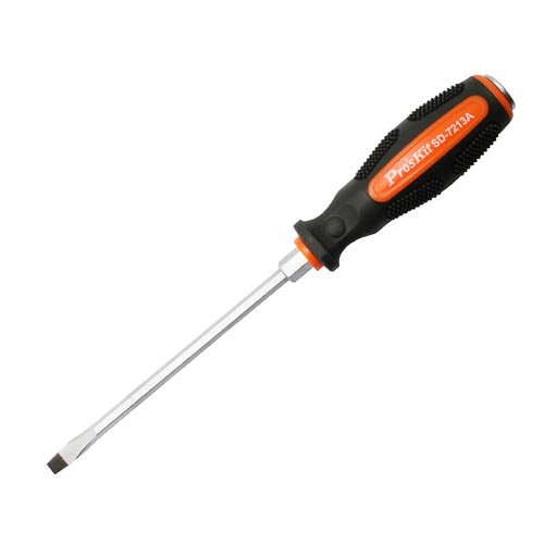 Go-Through Screwdriver - 1/4" Slotted