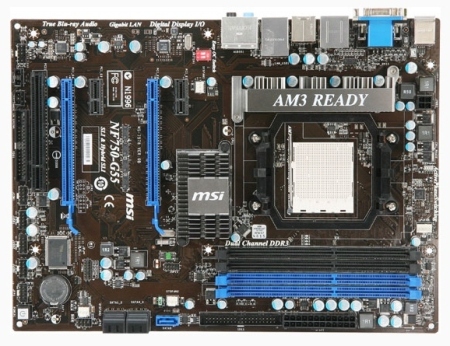 MSI NF750-G55 - Placa base - ATX