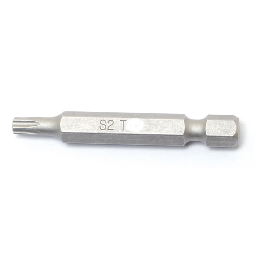 Bit, Star-Tip, T10, 1-15/16" Long, 1/4" Hex Drive