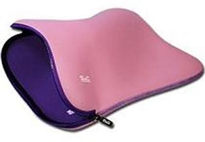 KlipX Reversible Sleeve up to 10.2\" NB Pink/Purple (KSN-110PK)