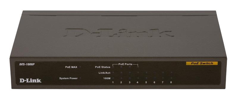 SWITCH D-LINK 8-PORT DESKTOP WITH 4 POE PTOS