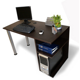 MUEBLE 1.20 X 60CM COLOR CHOCOLATE MELAMINA CON NIVELADORES